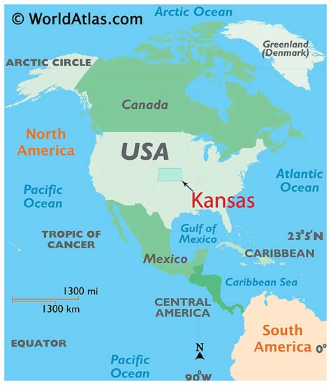 donde esta kansas|El Mapa del Estado de Kansas